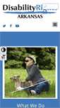 Mobile Screenshot of disabilityrightsar.org